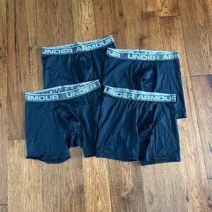 Under Armour Essential Tech Mesh Boxerjock 4-Pack - Size Medium, Color Black